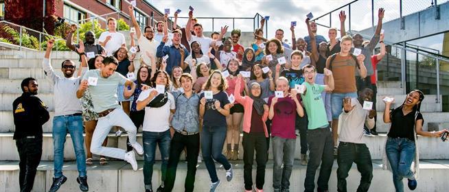 Group picture international students Master of Transportation Sciences