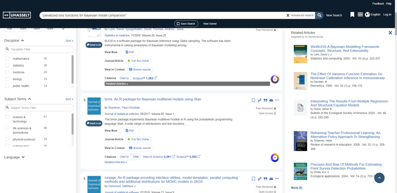 Results Related Articles List