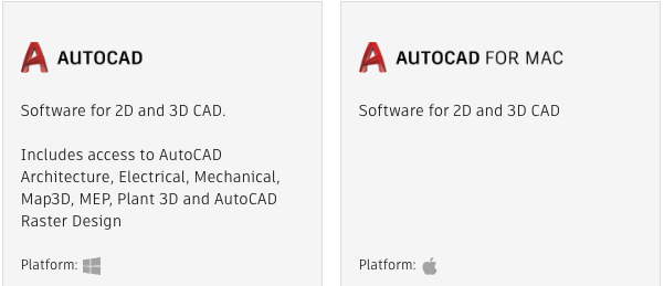 Autocad Win and Mac